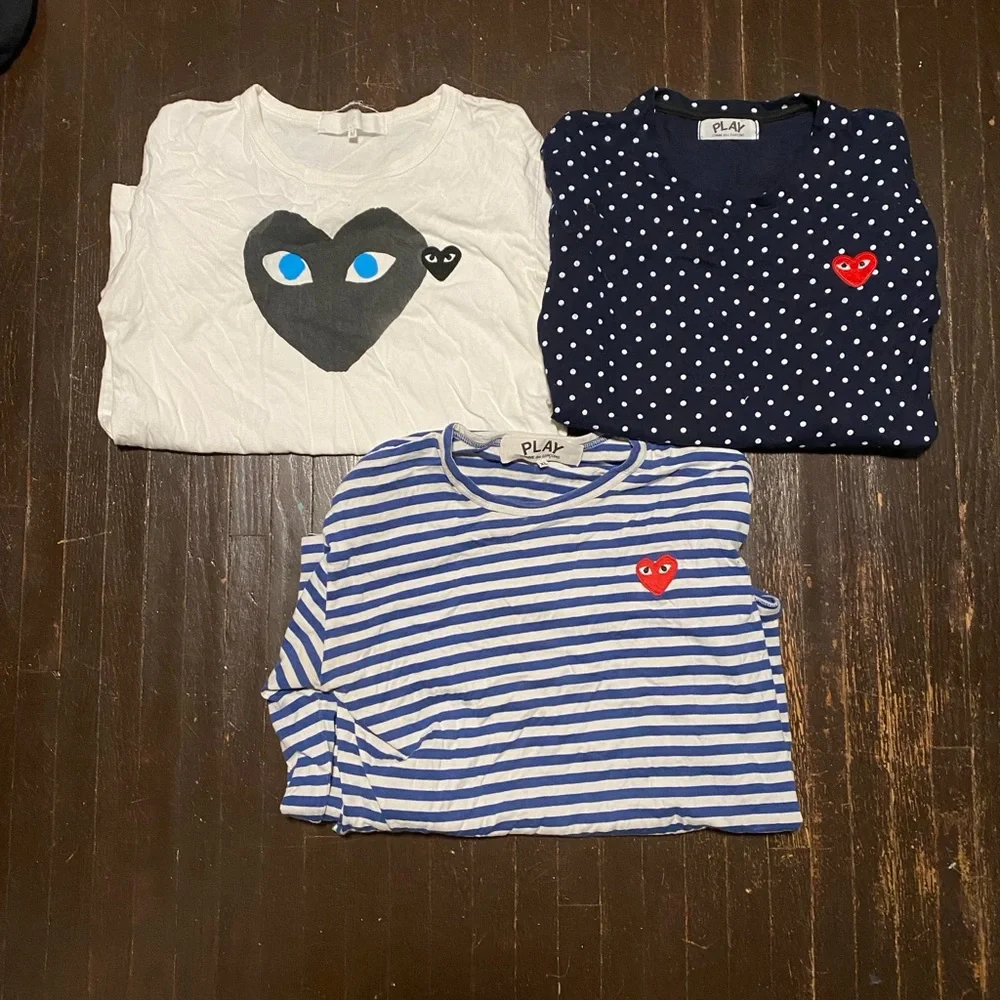 Lot of 3 Commes Des Garçons Shirts Various Sizes - Picture 3 of 8
